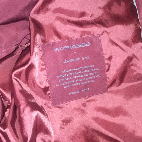 Michael Kors Heavy Weatherweight Men's Hooded Parka Jacket Down Coat NWT - Picture 6 of 7